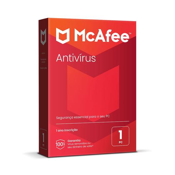 Imagem de Mcafee Antivírus 1 Pc