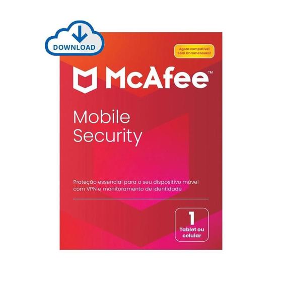 McAfee Antivírus Mobile Security - Licença de 1 ano 1 dispositivo ...