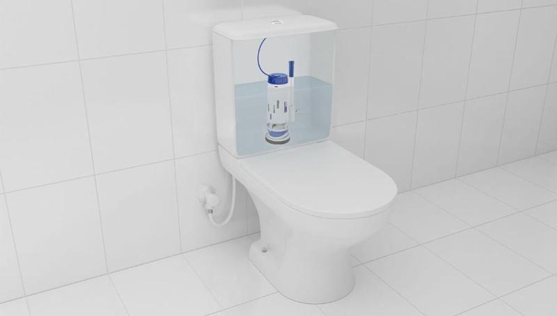 Imagem de Mecanismo completo para caixa acoplada com sistema Dual Flush 9562 Censi