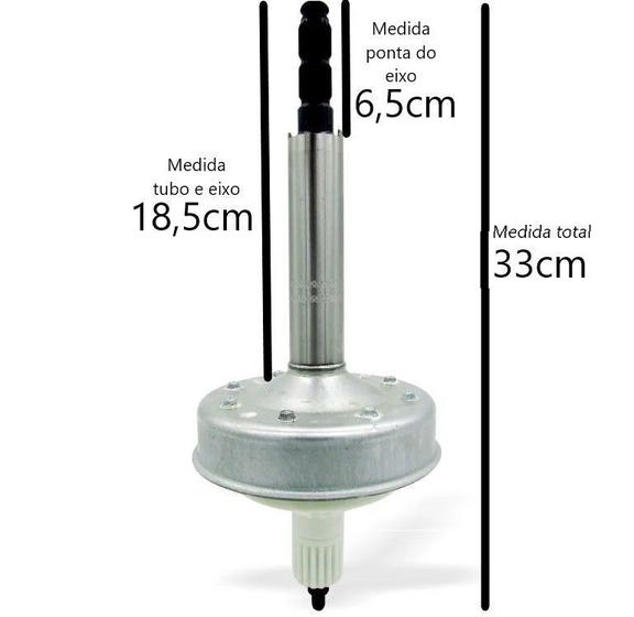Imagem de Mecanismo original eixo curto lavadora brastemp consul