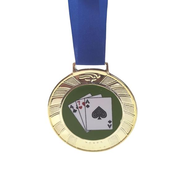 Imagem de Medalha de Truco Ouro / Prata / Bronze para Torneio Poker