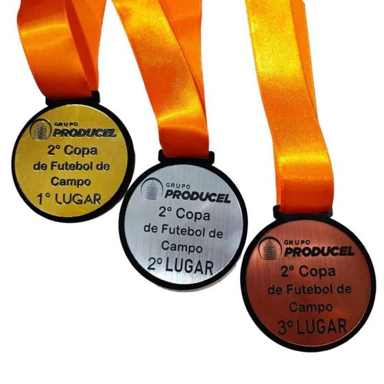 Imagem de Medalha em acrílico para campeonatos personalizável 8 cm -unidade-