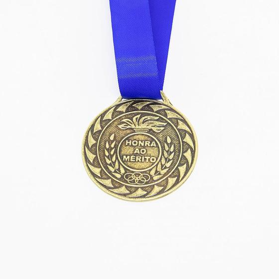 Imagem de Medalha Honra ao Mérito 50 mm c/ Fita kit com 5 unidades