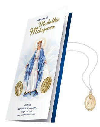 Imagem de Medalha Milagrosa Alumínio Dourado Novena