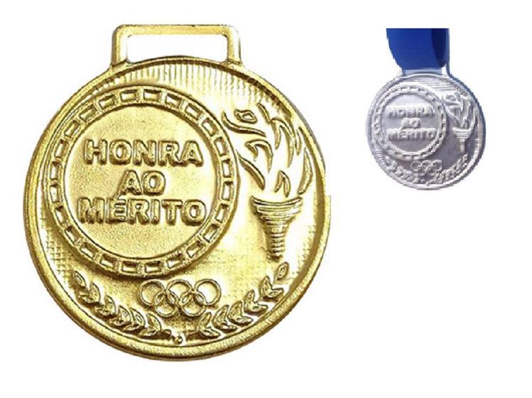 Imagem de Medalhas esportivas premiação honra ao mérito 36 mm 36 pçs