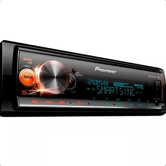 Imagem de Media Receiver Pioneer MVH-X3000BR Som Automotivo Bluetooth