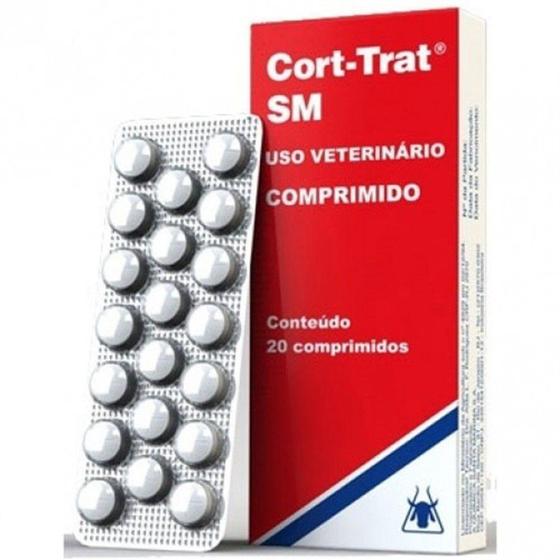 Imagem de Medicamento Cort-Trat 20 Comprimidos - Química santa marina