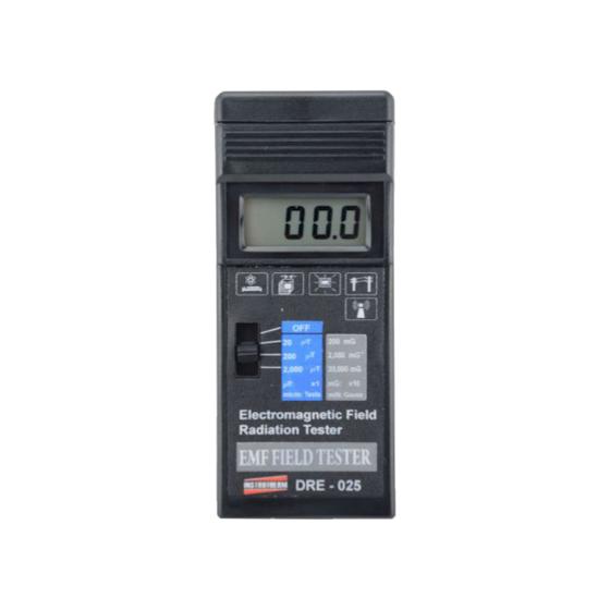 Imagem de Medidor Campo Eletromagnético Digital Faixa 0,01 A 2000 µT Baixas Frequências Sensor Dre-025 Portátil Instrutherm
