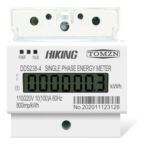 Imagem de Medidor Consumo De Energia Digital Bifásico 110v 220v 100a