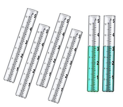 Imagem de Medidor de chuva dgudgu: 6 pacotes de tubos de reposição de plástico de 150 ml