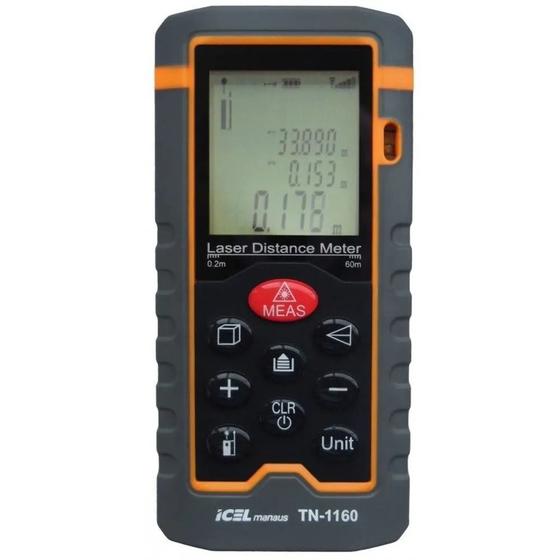 Medidor de Distância a Laser Até 60M TN-1160 Icel Menor preço em Medidor de Distância a Laser Até 60M TN-1160 Icel