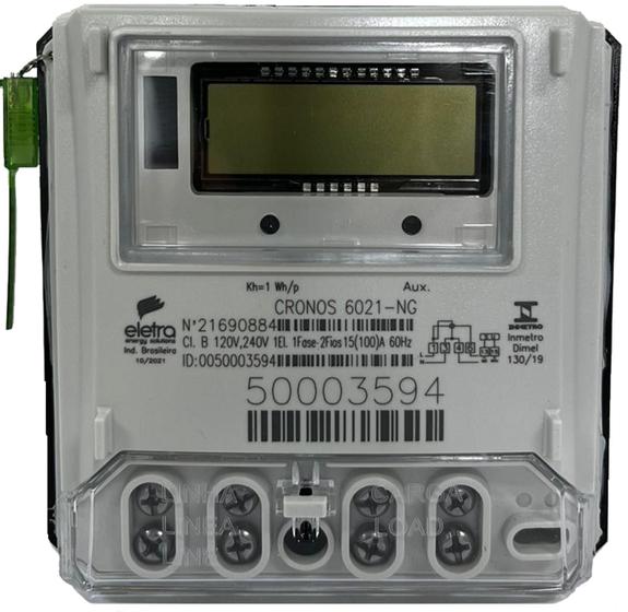 Medidor de Energia - Eletra Monofásico Unidirecional Cronos 6021 Menor preço em Medidor de Energia - Eletra Monofásico Unidirecional Cronos 6021