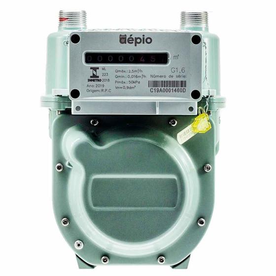 Imagem de Medidor De Gas Aepio G1.6 + Conexão 3/8 Sae