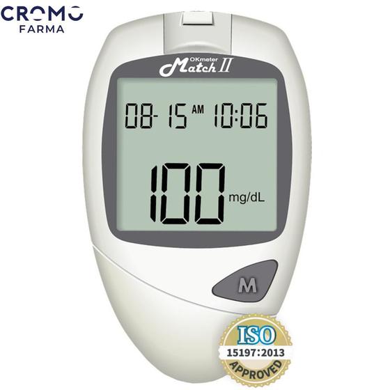 Imagem de Medidor de Glicose Glicemia Digital Ok Meter Match II