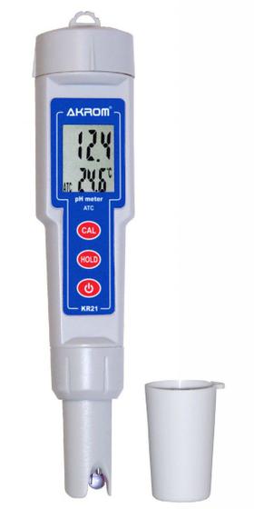 Imagem de Medidor de pH com calibração auto e ATC Akrom KR21