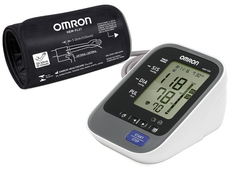 Medidor de Pressão Arterial de Braço Digital Omron Automático ELITE+ HEM-7320 Menor preço em Medidor de Pressão Arterial de Braço Digital Omron Automático ELITE+ HEM-7320