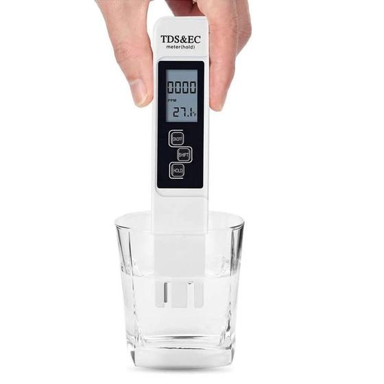Imagem de Medidor De Qualidade Da Água 3 em 1 TDS EC Temperatura Digital Portátil