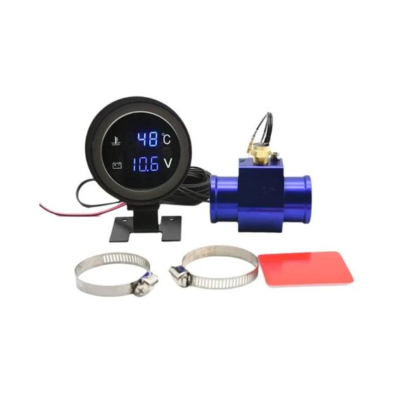 Imagem de Medidor De Temperatura Da Água Do Carro 10-110 Celsius Com Adaptador De 28MM 34MM Sensor 1/8NPT