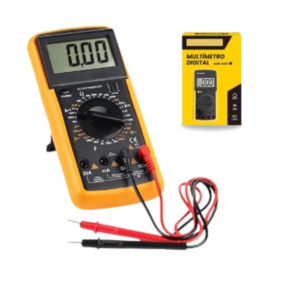 Imagem de Medidor Digital Profissional para Teste de Capacitores e Medições Exatas