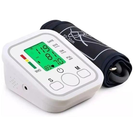 Medidor Monitor de pressão arterial digital de braço - ARM STYLE Menor preço em Medidor Monitor de pressão arterial digital de braço - ARM STYLE