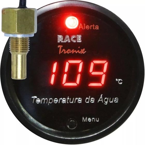 Imagem de Medidor Temperatura Água Digital Carro Led Vermelho Th10