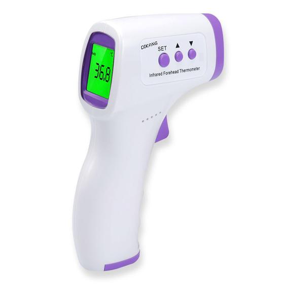 Imagem de Medidor temperatura digital infravermelho febre rgb adulto e infantil