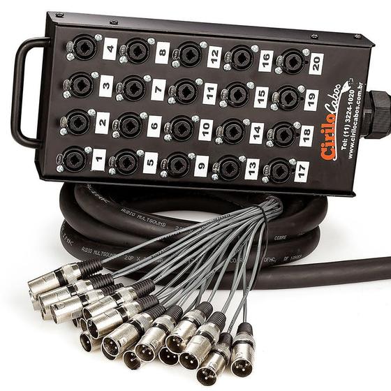 Imagem de Medusa 20 Vias Com Conectores Combo - 10 Metros