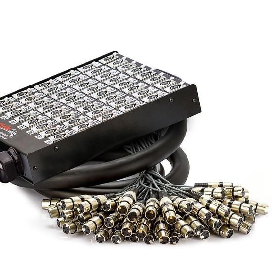 Imagem de Medusa 48 Vias Com Conectores Xlr Neutrik - 70 Mt