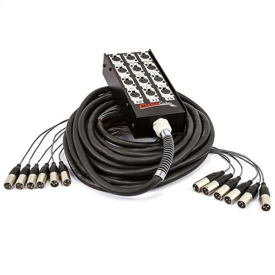 Imagem de Medusa 8 Vias Com Conectores Xlr Neutrik - 50 Metros