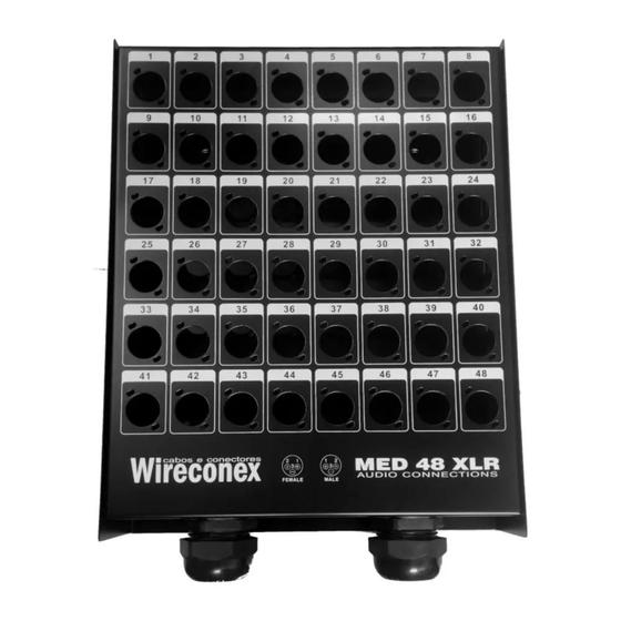 Imagem de Medusa Wireconex 48 Vias MED02 48 2S Sem Conectores 2 Furos