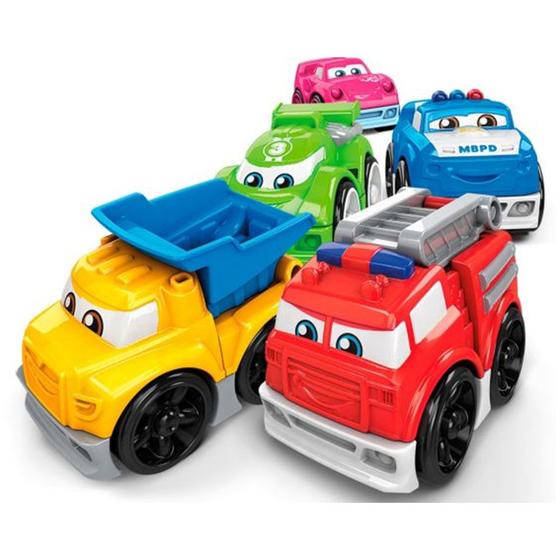 Imagem de Mega Bloks Coleção Primeiros Carrinhos Blocos Para Montar