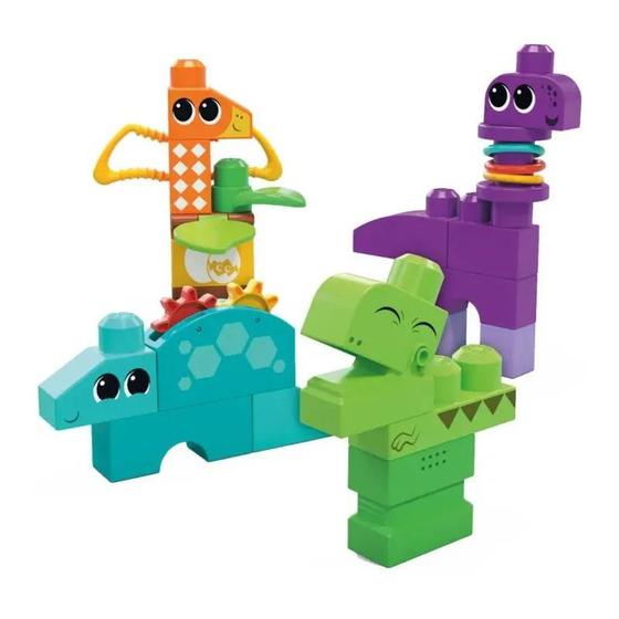 Imagem de Mega Bloks Dinos Squeak N Chomp Fisher-Price - Hkn43