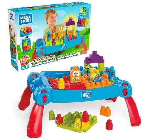 Imagem de Mega Bloks Mesinha Infantil Portátil De Construção - Mattel