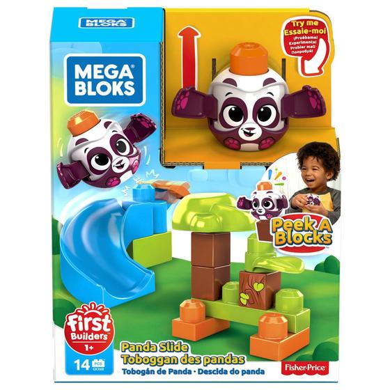 Imagem de Mega Bloks Peek A Blocks Descida Do Panda