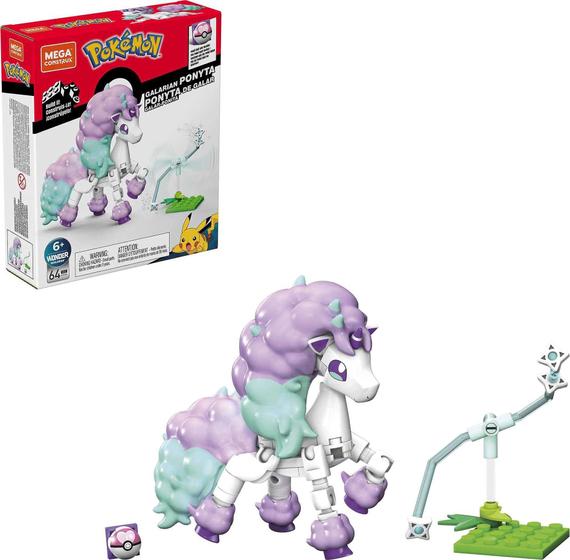 Imagem de Mega Construx Pokemon Galarian Ponyta Pack Poderoso