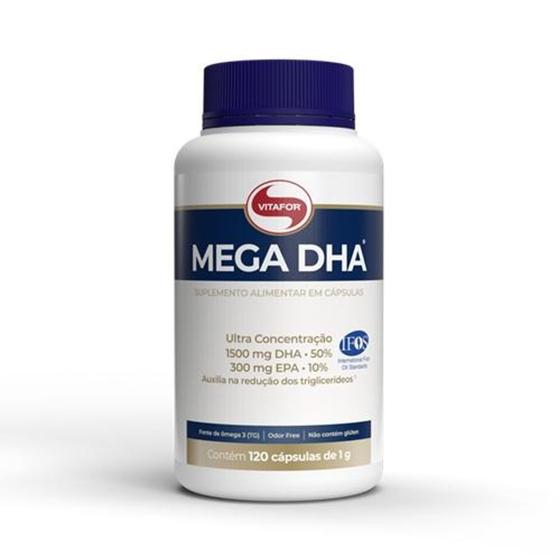 Mega DHA 1500mg 120 Capsulas Vitafor Menor preço em Mega DHA 1500mg 120 Capsulas Vitafor