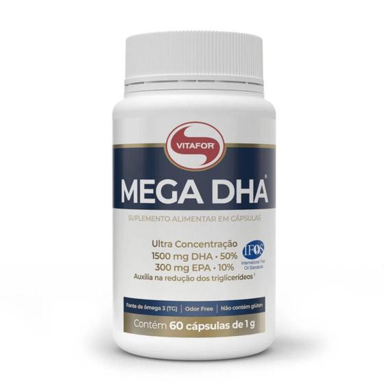 Mega DHA 1500mg  DHA 300mg Certificado 60 Caps Vitafor é boa?