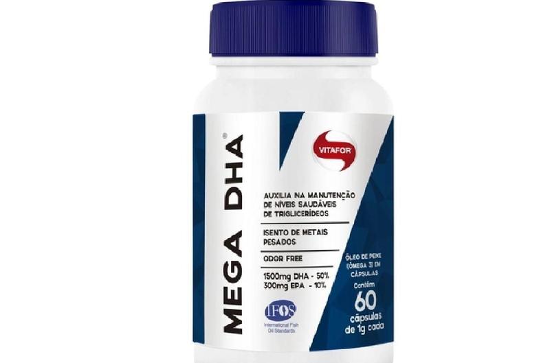 Mega DHA 60 cápsulas - Vitafor - Fitoterápicos e Vitaminas - Magazine Luiza
