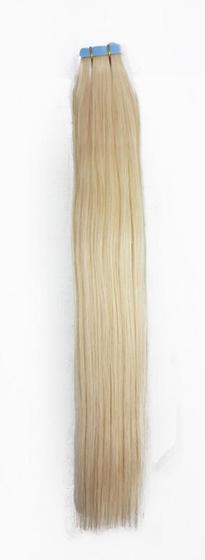 Imagem de Mega Hair Fita Adesiva Cabelo Humano 60Cm Loiro Claro