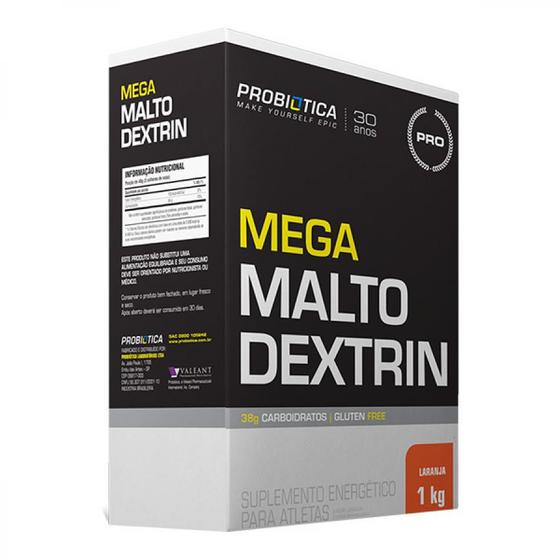 Imagem de Mega Maltodextrin Probiótica Laranja 1kg