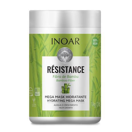 Imagem de Mega Mask Hidratante Résistance Fibra de Bambu 1kg - Inoar