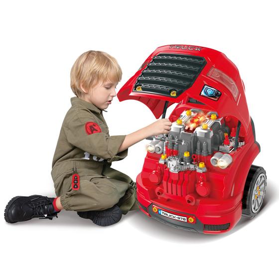 Imagem de Mega motor truck brinquedo oficina de motor mega compras