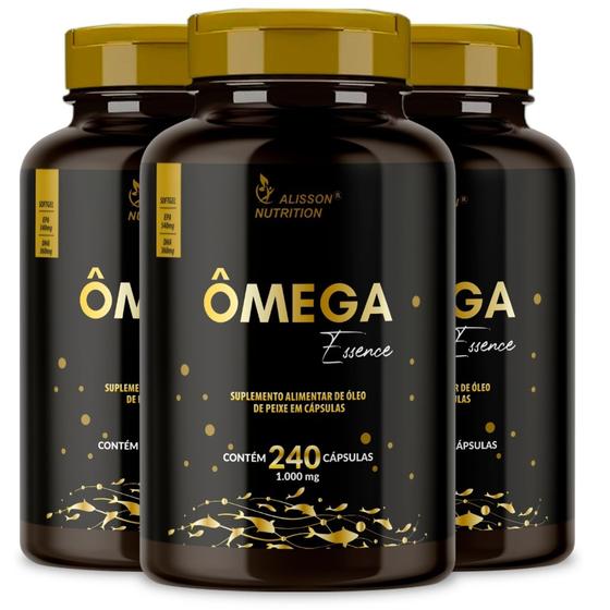 Mega Ômega 3 Essence 1000mg 3x240caps Alto Teor Dha Epa Menor preço em Mega Ômega 3 Essence 1000mg 3x240caps Alto Teor Dha Epa