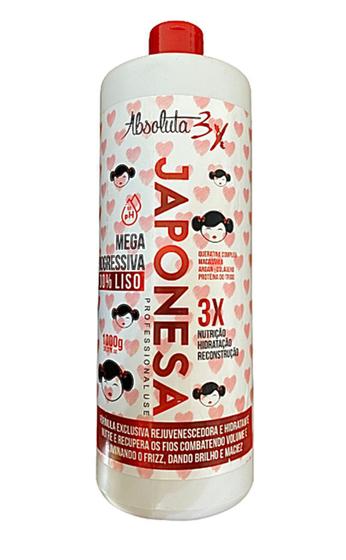 Imagem de Mega Progressiva Japonesa Absoluta 3x - Liso 100% - 1000ml