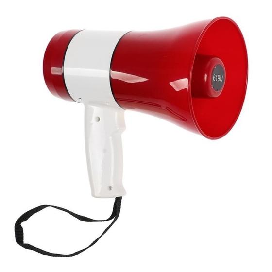 Imagem de Megafone De Mao Autofalante Portatil Com Usb Sd Sirene 20W