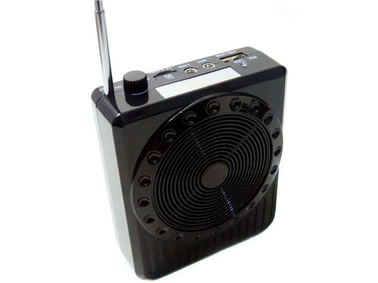 Megafone / Kit Professor Amplificador De Voz Portátil Preto Menor preço em Megafone / Kit Professor Amplificador De Voz Portátil Preto