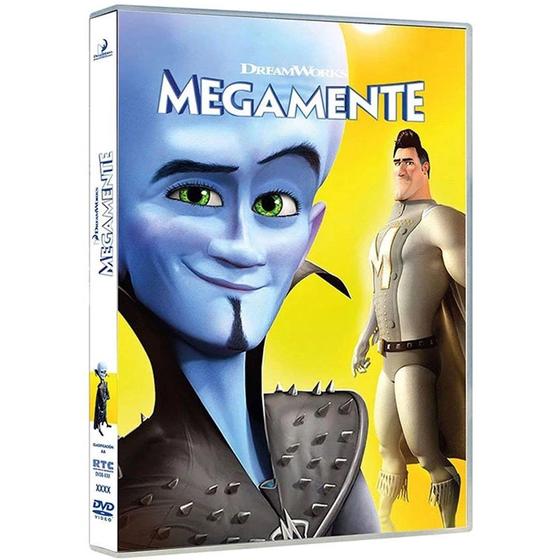 Imagem de Megamente - DVD DreamWorks Amarelo