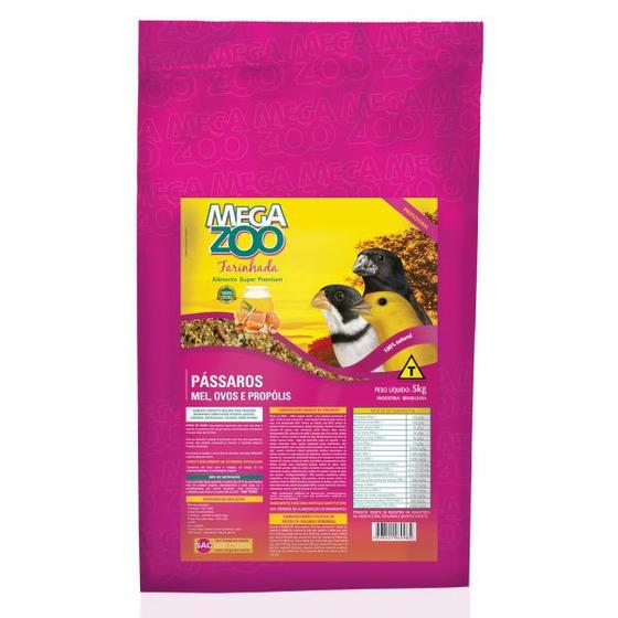 Imagem de MEGAZOO - Farinhada Mel e Ovos Passaros 5kg
