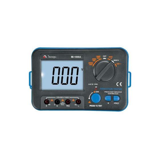 Imagem de Megômetro Digital Portátil Tensão Ac/Dc Data Hold Cat Iii