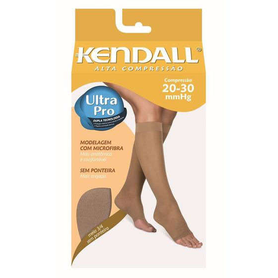 Meia 3/4 Kendall Alta Compressão 20-30 Aberta Feminina Mel-M Menor preço em Meia 3/4 Kendall Alta Compressão 20-30 Aberta Feminina Mel-M
